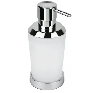 Colombo Road Дозатор для жидкого мыла, настольный, цвет: хром/матовое стекло