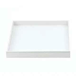 Decor Walther Brownie Tab S Лоток универсальный 12.5x9.5см, настольный, цвет: белая кожа