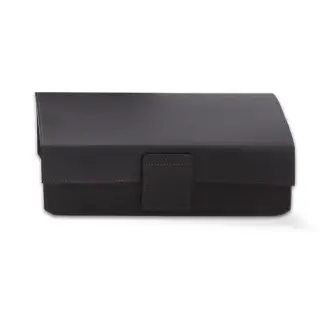 Decor Walther Nappa UTBD Универсальная коробка с крышкой, настольный, натуральная кожа, цвет: черно-коричневый