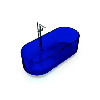 Knief Ellipse shape Ванна отдельностоящая 170x75x56см., из полимерного материала, цвет: Marine blue # XXX