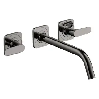 Axor Citterio M Смеситель для раковины, встраиваемый, излив: 22.6см., ручка: рычаг, цвет: полированный черный хром