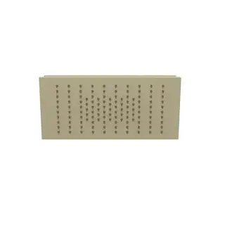 Fantini Acquafit Верхний душ 30х30см., потолочный, цвет: Matt British Gold PVD