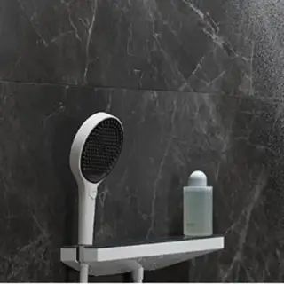 Hansgrohe Rainfinity Шланговое соединение с держателем для душа Porter 500 и полкой L, цвет: белый