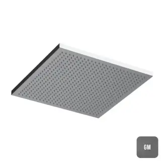 Almar Velvet Rain Верхний душ 300х300 мм (без держателя), отделка Gun Metal Brushed PVD