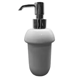 Nicolazzi On Shelf Дозатор для жидкого мыла из керамики, настольный, цвет: белый