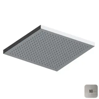 Almar Верхний душ 23х23см без держателя, цвет: Nicke Brushed