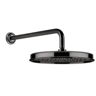 Gessi Venti20 Верхний душ Ø32.8см., с настенным держателем 38.9см., цвет: Black Metal PVD
