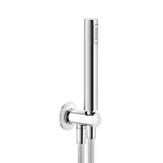 Gessi Inciso Душевой комплект, + вывод, держатель, шланг 1,50 м и душевая лейка, цвет: хром