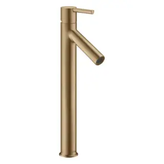 Axor Starck Смеситель для раковины 250, на 1 отв., высокий, цвет: шлифованная бронза