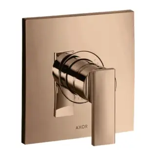 Axor Citterio Смеситель для душа, настенный, цвет: полированное красное золото