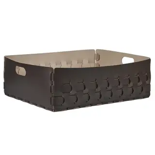 Colombo Adj Корзинка Dubai 60x50хH20см., напольная, цвет: шоколад/капучино