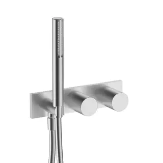 Fantini Milano Встраиваемый смеситель для душа, цвет: матовая натуральная сталь