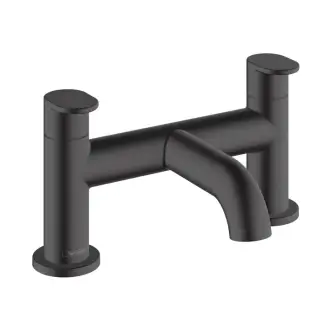 Hansgrohe Vernis Blend Смеситель для ванны, на 2 отв., цвет: матовый черный