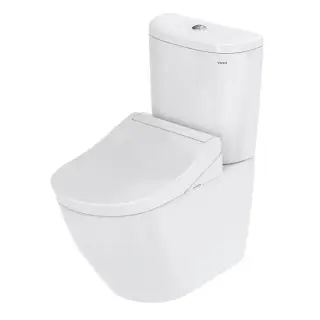 TOTO NC Унитаз моноблок 38x70cм, безободковый, tornado, CeFiONtect, cиденье Washlet, цвет: белый
