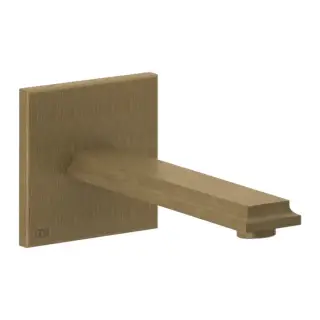 Gessi Eleganza Излив для раковины, настенный, цвет: Antique Brass