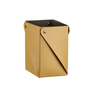 Colombo Adj Стаканчик MIU 8x8хH10.5см., настольный, цвет: горчичный/оливковый