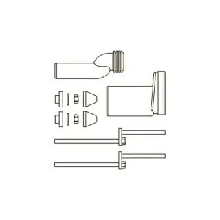 TECE Монтажный комплект для изменения высоты установки унитаза