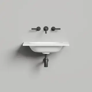 Salini Onda Flow Oval Essentials Раковина 60х50х14см., подвесная, 1 отв., цвет: белый матовый