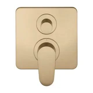 Axor Citterio M Смеситель для ванны, встраиваемый, с переключателем на 2 потока, цвет: шлифованная бронза