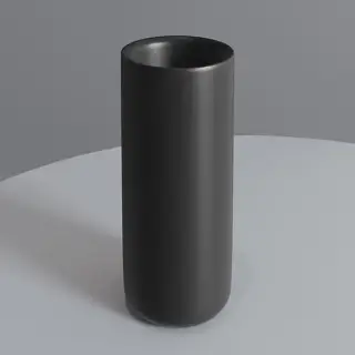 Salini Gocce Стакан настольный, S-Stone, цвет: черный матовый