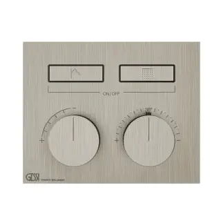 Gessi Hi-Fi Gessi Hi-Fi Термостат для душа, с включением до 2 источников одновременно, цвет: Finox Brushed Nickel