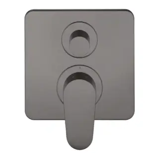 Axor Citterio M Смеситель для ванны, встраиваемый, с переключателем на 2 потока, цвет: шлифованный черный хром