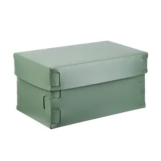 Colombo Adj Коробка Snob 25x15хH13.5см., настольная, цвет: эвкалипт/небесный