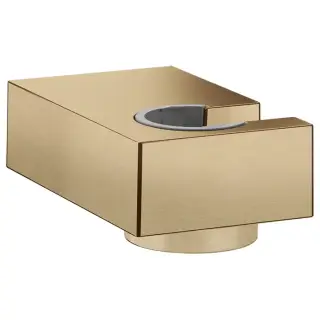 Hansgrohe Держатель ручного душа, настенный, цвет: шлифованная бронза