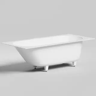 Salini Ornella Kit Встраиваемая ванна 180х80х60cм, овальная чаша, донный клапан, сифон, щелевой слив-перелив, S-Sense, цвет: белый матовый