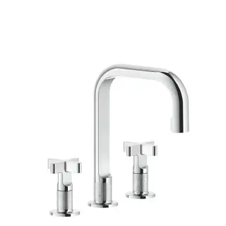 Gessi Inciso Смеситель для раковины, 3 отв., цвет: хром