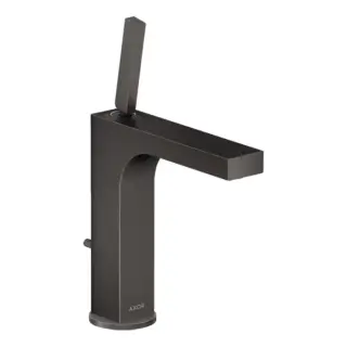Axor Citterio, Смеситель для раковины 160, на 1 отв., с донным клапаном, цвет: шлифованный черный хром
