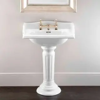 Devon&Devon Cambridge Раковина 64х49 см, 3 отв., цвет: белый