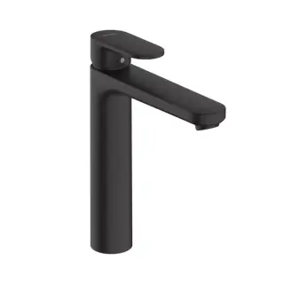 Hansgrohe Vernis Blend Смеситель для раковины, излив 190 мм, с донным клапаном, цвет: матовый черный