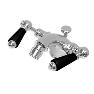 Devon&Devon Black Dandy Смеситель для биде, цвет: хром/черный