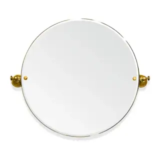 TW Harmony 023, вращающееся зеркало круглое 69х60см, цвет: держателя: золото