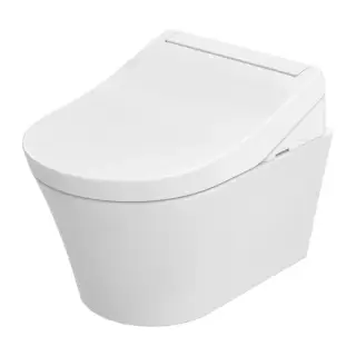 TOTO RG Унитаз 38x58x33.5см., подвесной, безободковый, с сиденьем Washlet RG Lite, цвет: белый глянцевый