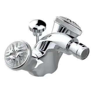 THG Hirondelles Platinum Stamped Смеситель для биде, 1 отв., цвет: хром