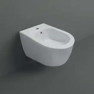 Simas Trevi Биде подвесное 56.5х37.5 см, с 1 отв., цвет: белый матовый