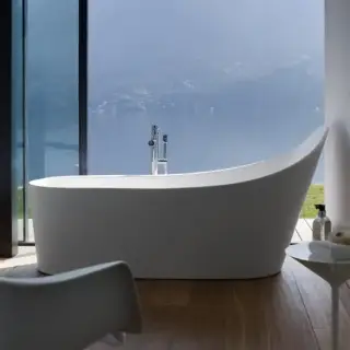 Laufen Palomba Ванна 180x89x54см, свободностоящая, из материала Sentec, цвет: белый