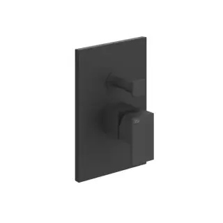 Gessi Rettangolo Смеситель, встраиваемый, термостатический с автоматическим переключателем ванна/душ, внешняя часть, цвет: Black XL