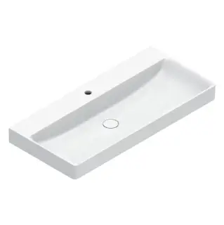 Catalano Green Раковина 100x47см, с 2 отв., цвет: белый глянцевый