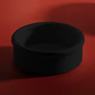 Artceram Brera Раковина накладная Ø43 см, цвет: черный матовый