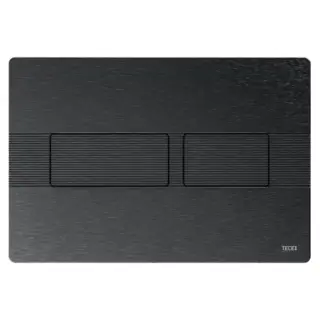 TECEsolid Панель смыва с двойной системой смыва для унитаза, цвет: графит текстура линии
