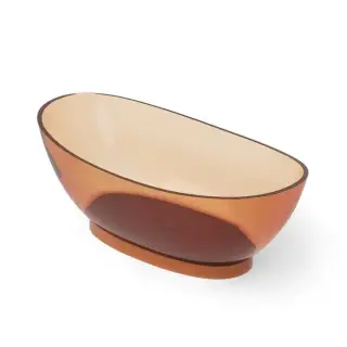 Dea Design Elegant Ванна 179x88x64см., отдельностоящая, Glasstech, прозрачная смола, цвет: Sunset R1