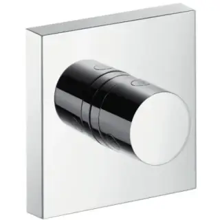 Axor ShowerCollection Запорный/переключающий вентиль Trio/Quattro, внешняя часть 12x12, ½’, цвет: хром