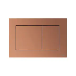 TECEnow Панель смыва унитаза для системы двойного смыва, цвет: Красная бронза металлик