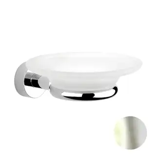 Nicolazzi Accessori Мыльница подвесная, цвет: никель блестящий/белый