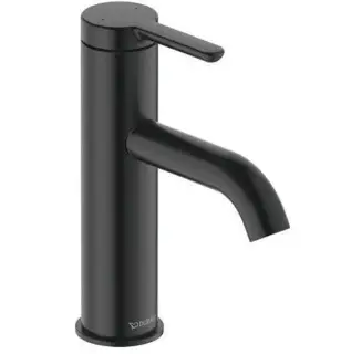 Duravit Circle M Смеситель для раковины, на 1 отв., с донным клапаном, цвет: черный матовый