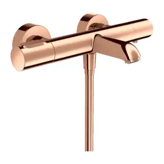 Axor Citterio M Смеситель для ванны, настенный, термостатический, цвет: полированное красное золото