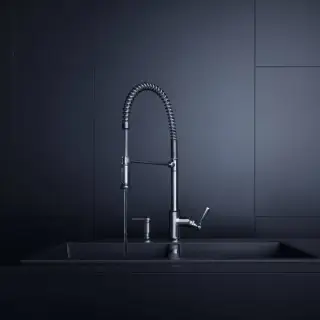 Axor Montreux Смеситель для кухни, однорычажный, на 1 отв., с выдвижной лейкой, цвет: хром